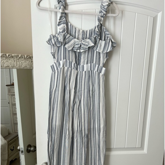 Altar’d State striped jumpsuit - Picture 3 of 5